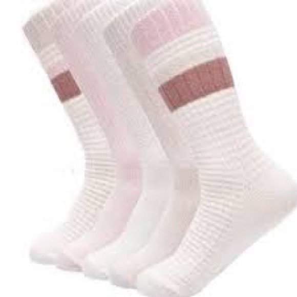Lucky Brand Pink and White Socks Set ~ pack of 6! New in package - Picture 2 of 8